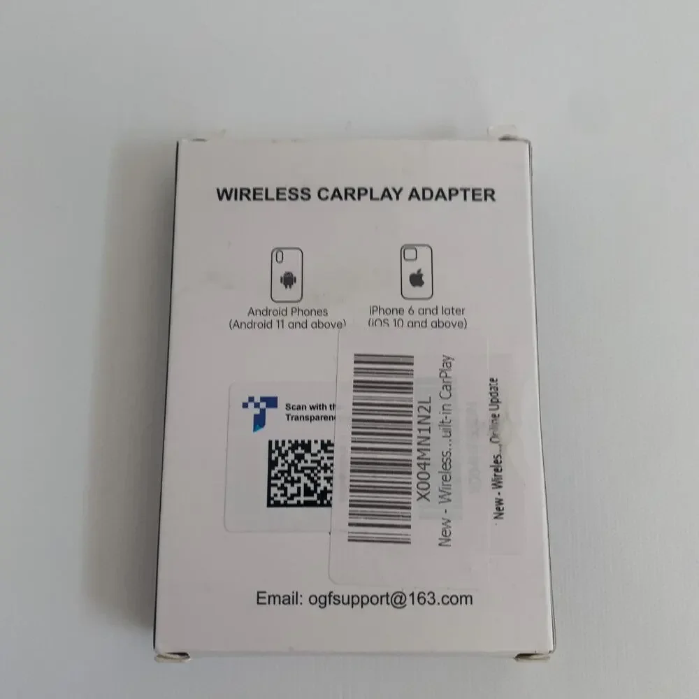 OGF High Speed Connection Wireless CarPlay Adapte Android 11+ And iPhone iOS 10+ - Picture 10 of 11